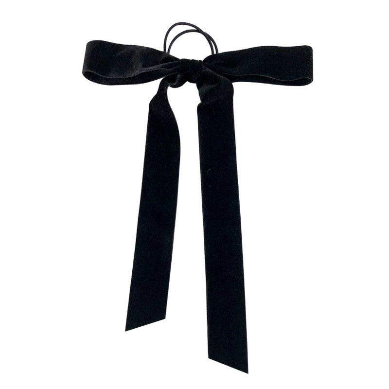Ribbon double-sided velvet bow hair band for women Ribbon double-sided velvet bow hair band for women